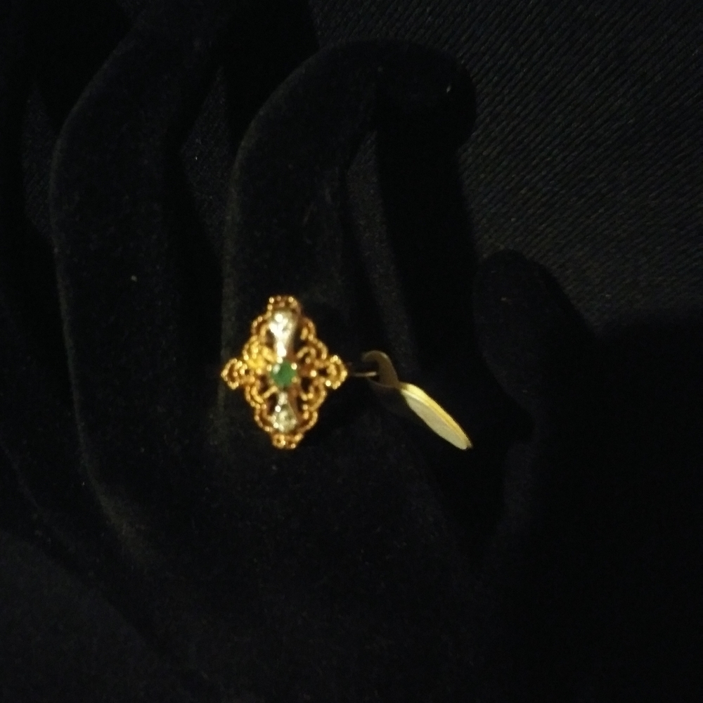 14k gold plated ring